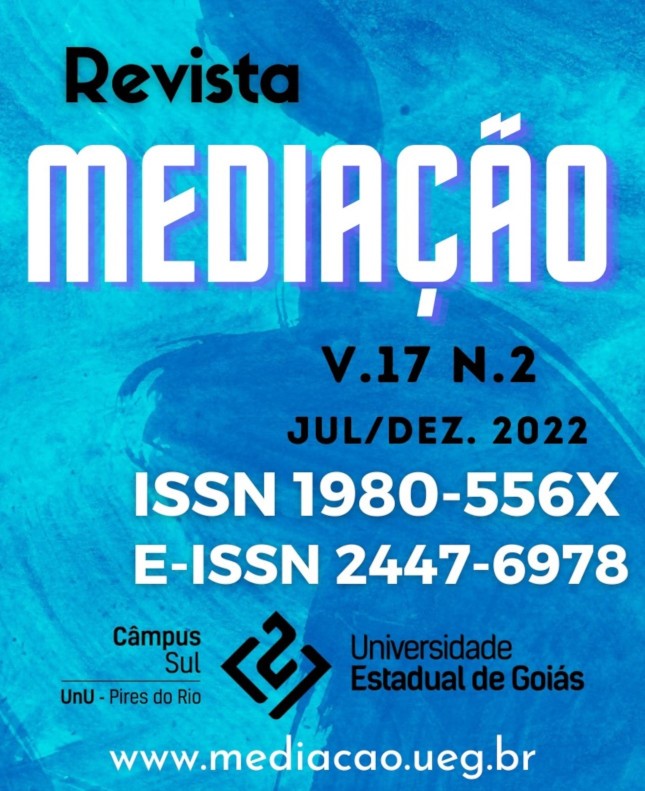 Revista Mediação, julho a dezembro de 2022. Volume 17, número 2.