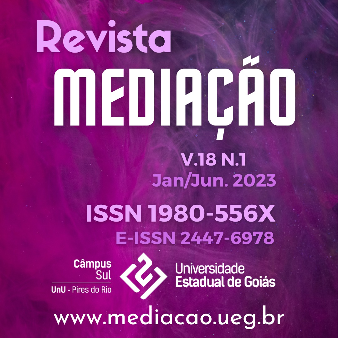 Revista Mediação, Janeiro a Junho de 2023. Volume 18, número 1.